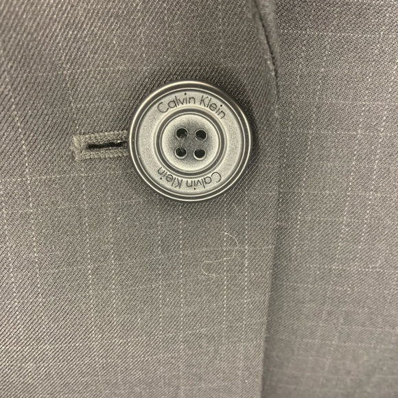 NWT size 10 Calvin Klein women’s gray blazer - Picture 6 of 6